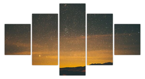Obraz gwiaździstego nieba (125x70 cm)