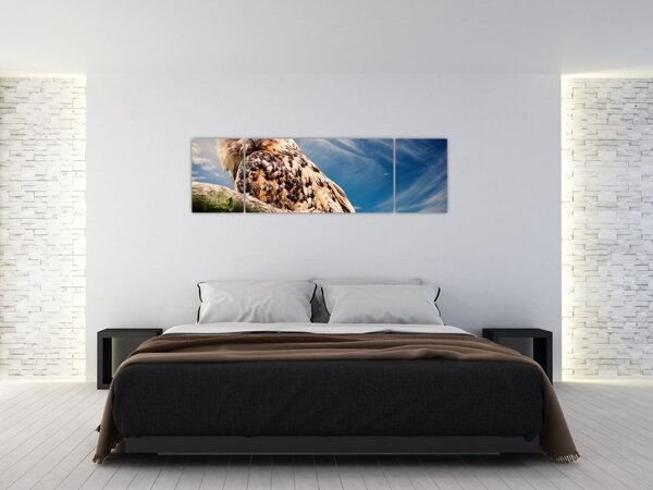 Obraz sowy (170x50 cm)