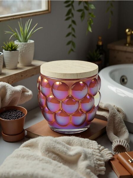 Sinsay - Świeca zapachowa Vanilla - czerwony