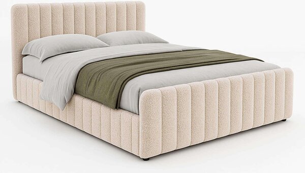 MebleMWM Łóżko tapicerowane SF1078 | 180x200 | Boucle | Beż #4