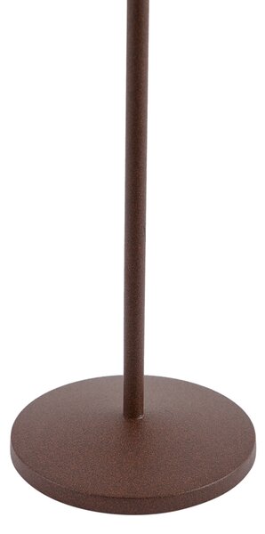 Lampa stołowa rdzawobrązowa z możliwością ładowania LED ze stacją ładującą IP65 - Raika