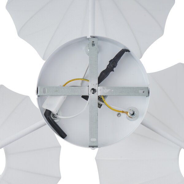 Lampa sufitowa Japandi biała 3-punktowa - Multi Bida
