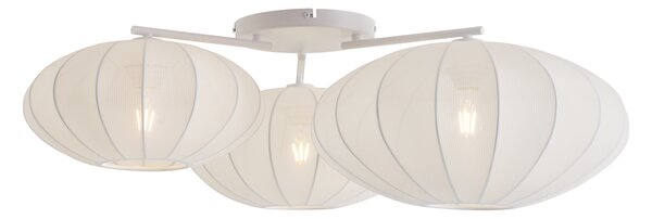 Lampa sufitowa Japandi biała 3-punktowa - Multi Bida