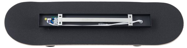 Lampa ścienna czarna z niebieskim 80 cm - Skateboard