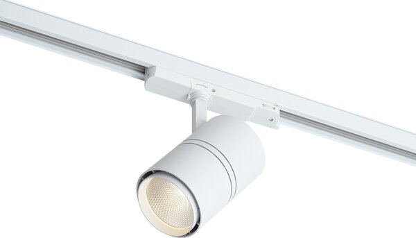 Nowoczesny reflektor szynowy biały do szyny 3-fazowej z LED - 3-Phase Ruler