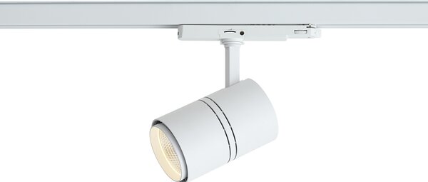 Nowoczesny reflektor szynowy biały do szyny 3-fazowej z LED - 3-Phase Ruler