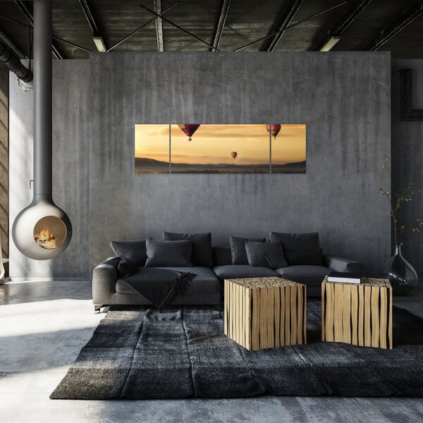 Obraz - latające balony (170x50 cm)