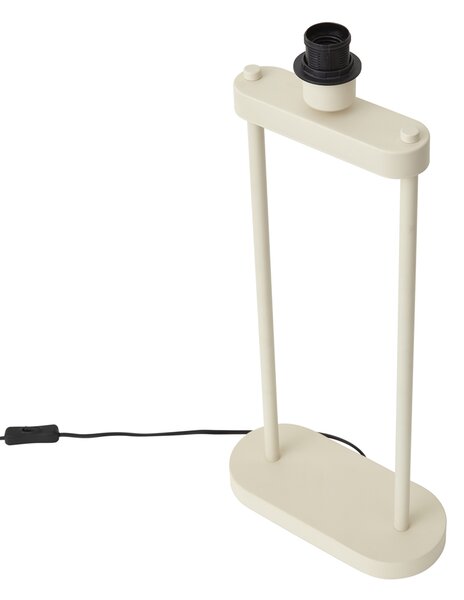 Nowoczesna lampa stołowa beżowa - Thijmen