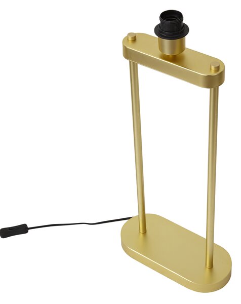 Nowoczesna lampa stołowa mosiężna - Thijmen
