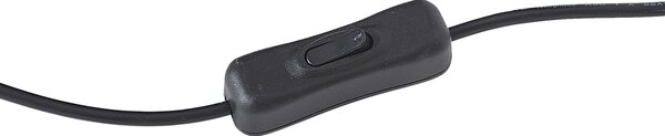 Nowoczesny kinkiet czarny z LED - Letterbox