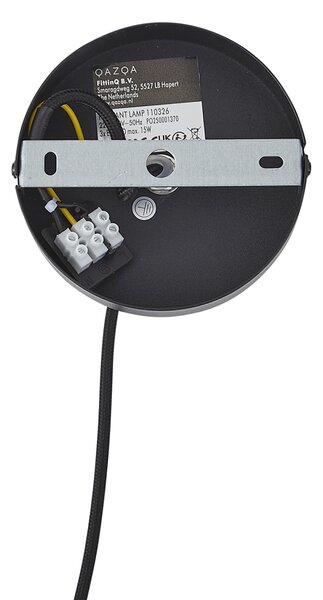 Nowoczesna lampa wisząca czarna 50 cm 3-źródła światła - Drum Duo