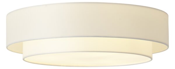 Nowoczesna lampa sufitowa biała 50 cm 3-punktowa - Drum Duo