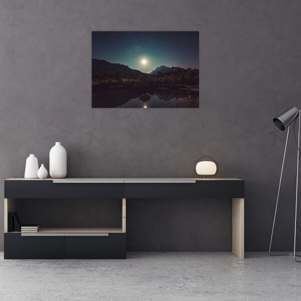 Obraz - nocne niebo (70x50 cm)