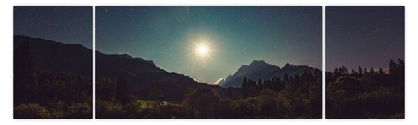 Obraz - nocne niebo (170x50 cm)