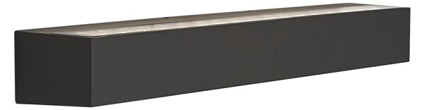 Industrialna lampa ścienna zewnętrzna czarna 55 cm z LED IP65 - Hannah