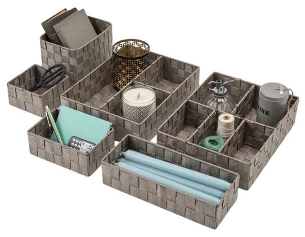 Compactor Organizer do szuflady S TEX, 12 x 12 x 7 cm, taupe, S