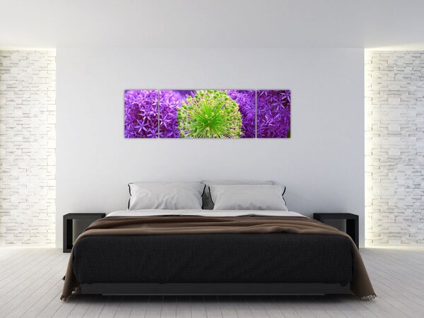 Obraz kwiatu (170x50 cm)