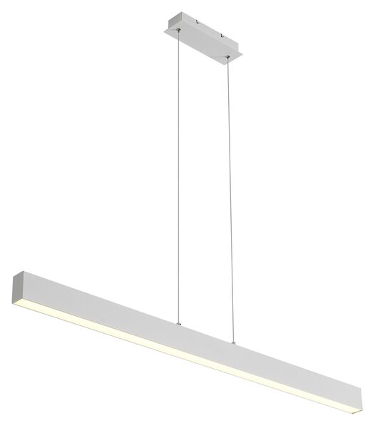 Lampa wisząca biała z LED z 3-stopniową regulacją jasności 2700-4000K z przełącznikiem DIP - Keane