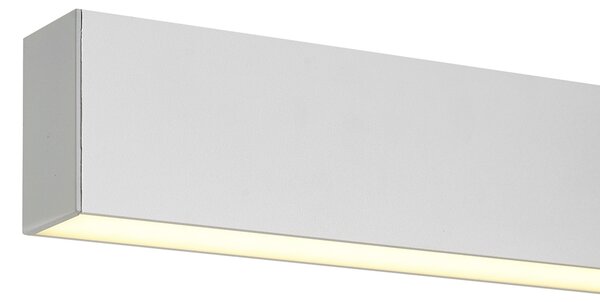 Lampa wisząca biała z LED z 3-stopniową regulacją jasności 2700-4000K z przełącznikiem DIP - Keane
