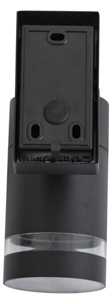 Nowoczesna lampa ścienna zewnętrzna czarna IP44 - Ensam
