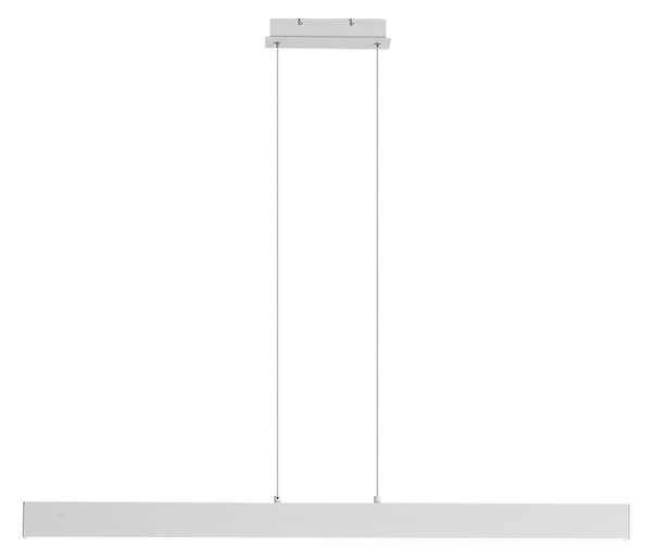 Lampa wisząca biała z LED z 3-stopniową regulacją jasności 2700-4000K z przełącznikiem DIP - Keane