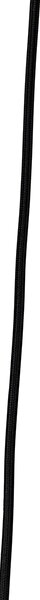 Rustykalna lampa wisząca czarna z beżowym kloszem 50 cm - Combi 1