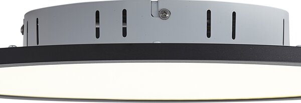 Inteligentny panel LED czarny 40 cm z funkcją LED Dim to Warm ze zdalnym sterowaniem - Knob