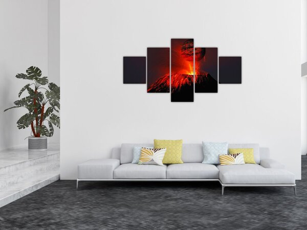 Obraz wulkanu (125x70 cm)