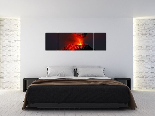 Obraz wulkanu (170x50 cm)