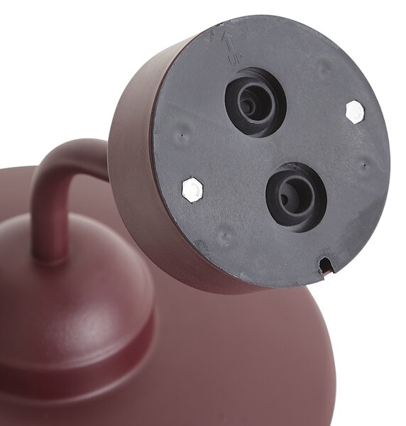 Klasyczna lampa ścienna zewnętrzna ciemnoczerwona IP44 - Munich
