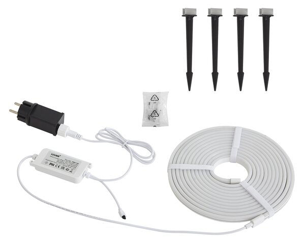Inteligentna taśma LED 5-metrowa CCT 30W 350 lm 2700 - 6500K IP44 z bolcami uziemiającymi
