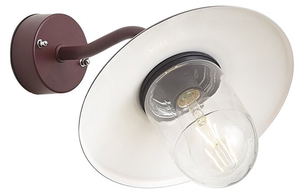 Klasyczna lampa ścienna zewnętrzna ciemnoczerwona IP44 - Munich