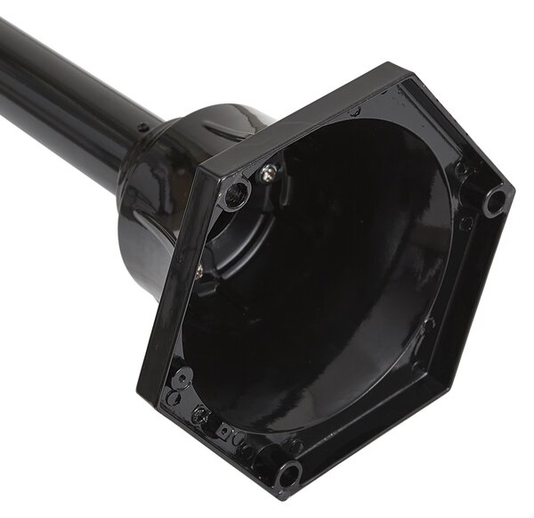 Nowoczesna lampa zewnętrzna czarna z miedzią 235 cm 3-źródła światła IP44 - Kansas