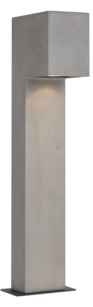 Nowoczesny słupek oświetleniowy zewnętrzny szary 65 cm IP44 - Pompei