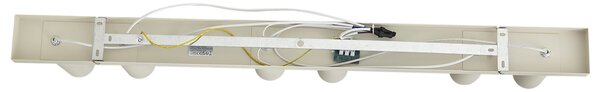 Nowoczesna lampa sufitowa beżowa 100 cm 6-punktowa regulowana - Renna