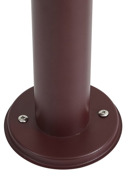 Nowoczesna lampa zewnętrzna ciemnoczerwona 50 cm IP44 - Gleam