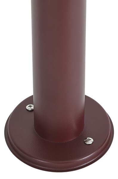 Nowoczesna lampa zewnętrzna ciemnoczerwona 80 cm IP44 - Gleam
