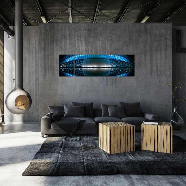 Obraz stadionu piłkarskiego (170x50 cm)