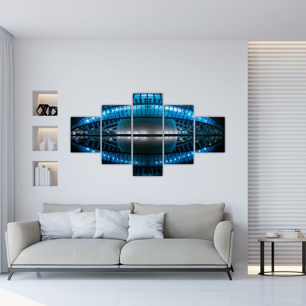 Obraz stadionu piłkarskiego (125x70 cm)