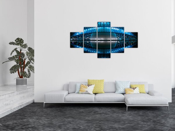 Obraz stadionu piłkarskiego (125x70 cm)