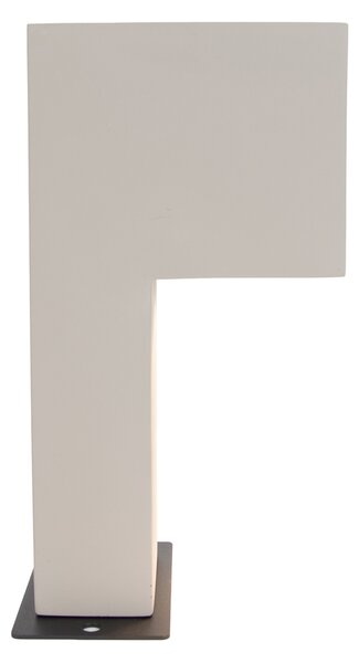 Nowoczesny słupek oświetleniowy zewnętrzny szary 35 cm IP44 - Pompei