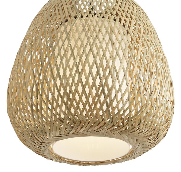 Lampa wisząca Japandi Bamboo 30 cm IP44 - Moana