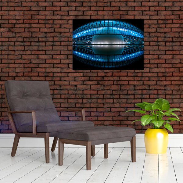 Obraz stadionu piłkarskiego (70x50 cm)