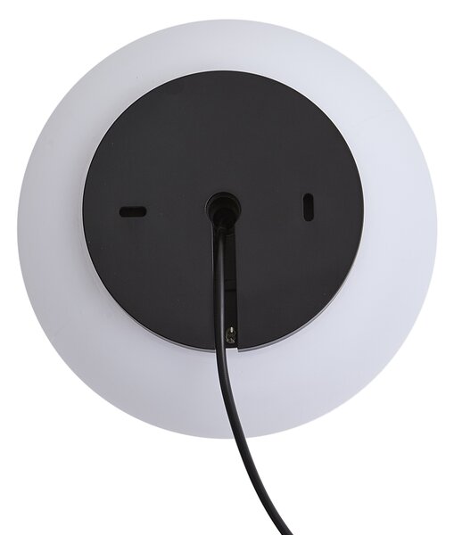Nowoczesna lampa zewnętrzna 12V biała 20 cm z LED IP65 - Voltaire Luno