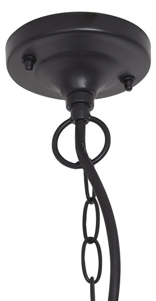 Klasyczna zewnętrzna lampa wisząca czarna IP44 - Berta