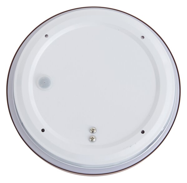 Nowoczesna lampa sufitowa Sienna z białym kloszem 25 cm IP44 - Walden