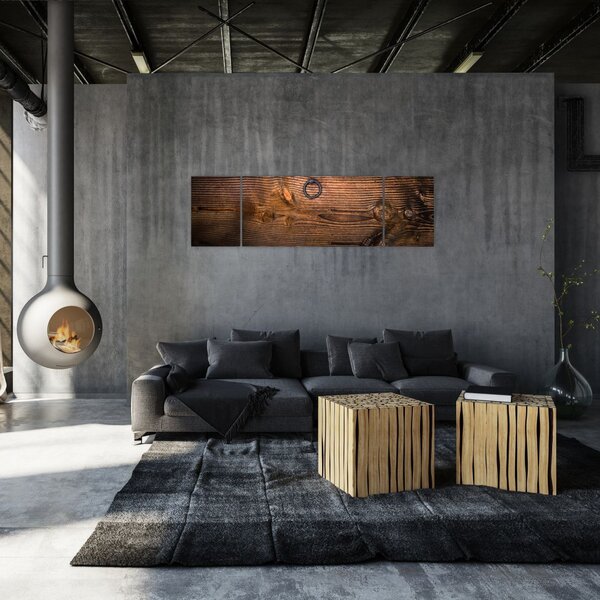 Obraz tekstury drewna (170x50 cm)