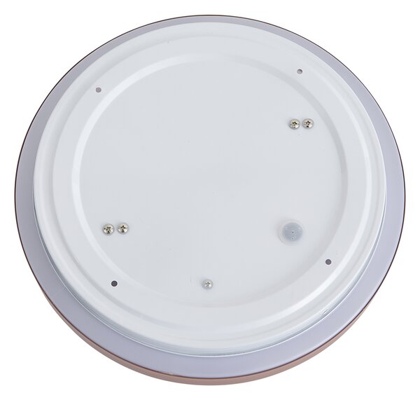Nowoczesna lampa sufitowa Sienna z białym 34cm 2-punktowa IP44 - Walden