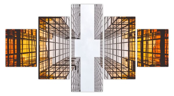 Obraz drapaczy chmur (125x70 cm)