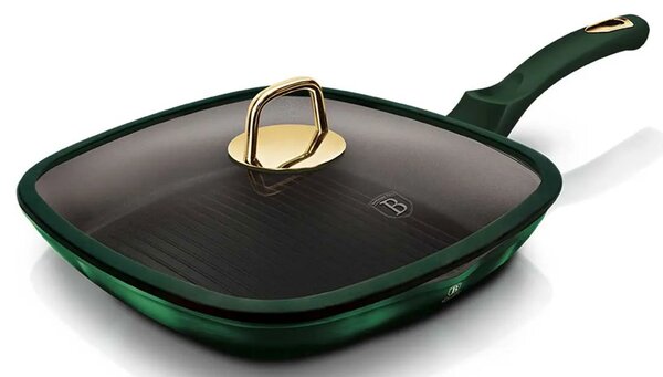 Zielona elegancka patelnia grillowa S5-P97